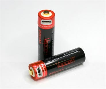 Vapcell P1409A 14500 950mah with PCB/ USB