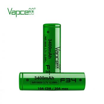 Vapcell F34 18650 3400mAh 10/20A Lithium Ionen 3.7 V Battery