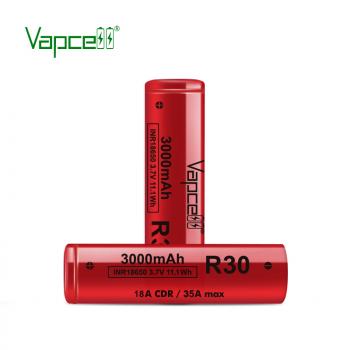 Vapcell R30 18650 3000mAh 18/35A Lithium Ionen 3,7 V Battery