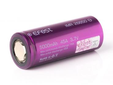 Efest IMR 26650 5000mAh 3,7V 40A Li-Ionen-Battery