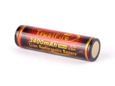 TrustFire 18650 3.6V - 3.7V 3400mAh Li-Ion Rechargeable Battery Cell