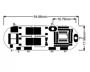 BMS 5S 25A 21V Li-Ion LiPo Battery 18650 Charger Protection Board