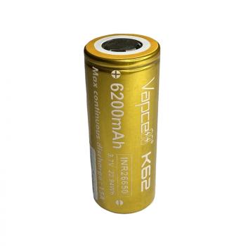 Vapcell INR26650 K62 6200mAh 15A Li-Ionen-Battery