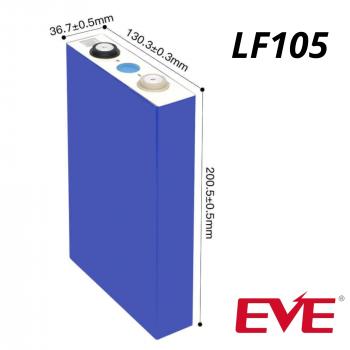 EVE LF105 105Ah 3,2V LiFePO4 GRADE A+