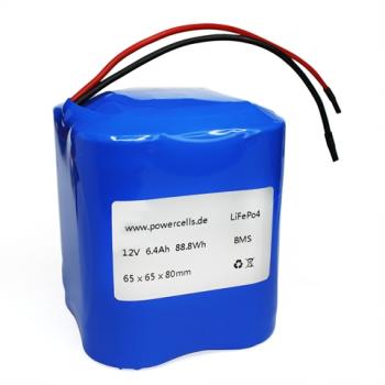 LiFePO4 12V 6,4Ah with BMS Buy lithium energy supplier