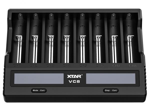 Xtar VC8 - Charger for Li-Ion 3,6V - 3,7V and NIMH 1,2V Batteries