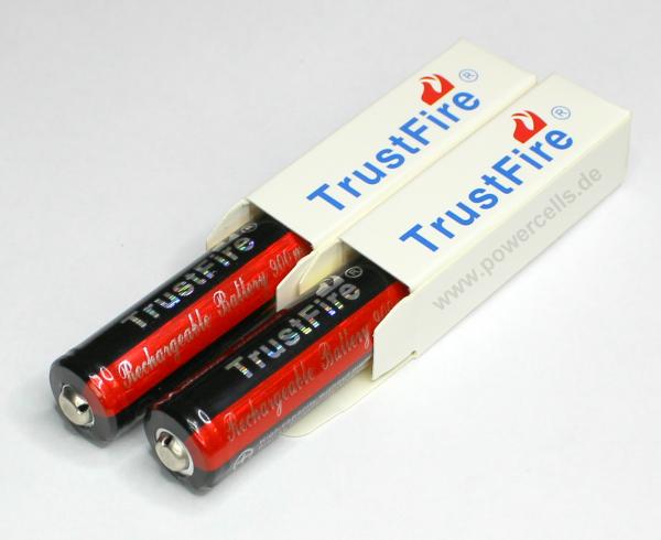 4x Trustfire 14500 Li-Ion  900 mAh PCB