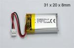 400mAh 802030 LiPo 3.7V Akku