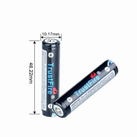 Trustfire 10440 - 350mAh 3,6V - 3,7V geschützte Li-Ion-