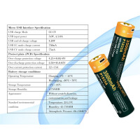 Vapcell P1835A 3500mAh - 10A - BMS 2
