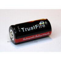 Trustfire 16340 880mAh 3,6V - 3,7V geschützt (PCB) 1