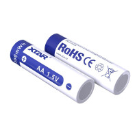 1x Xtar AA 1,5V 3300mWh 2000mAh wiederaufladbare Lithium Ion