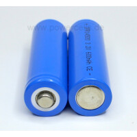 3,2V IFR14500 AA - 600mAh LiFePo4 Akku erhöhter Pluspol