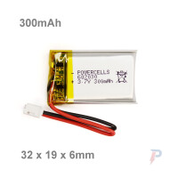 LiPo 3.7V 300mAh / 602030 1